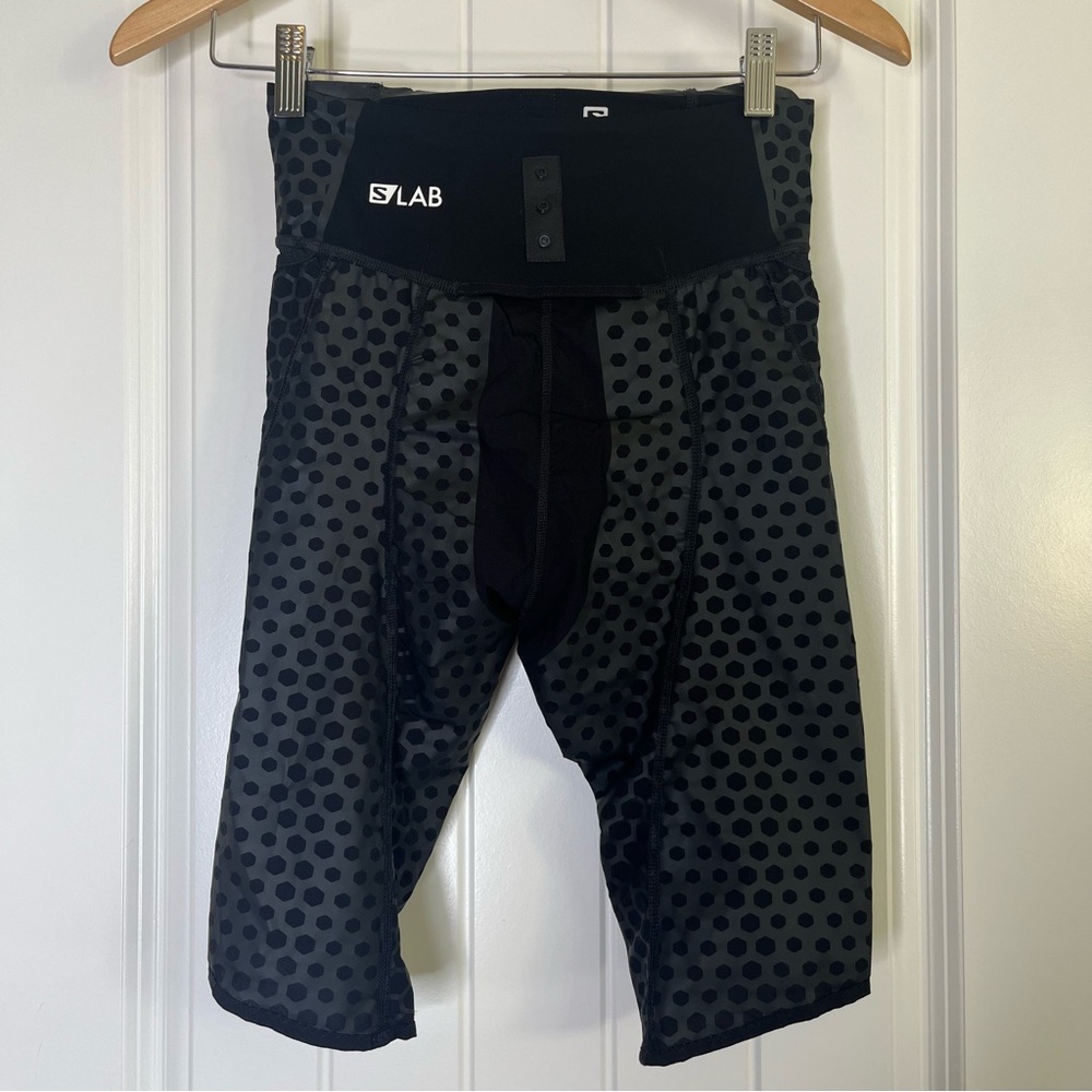 Salomon Women's S-Lab Exo Half Tight Black Running Shorts Athletic Workout NWT